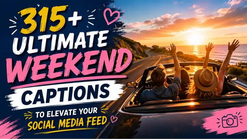 weekend captions with caption generator