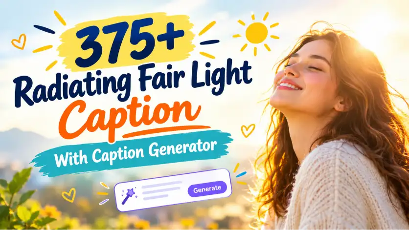 fair light caption with caption generator