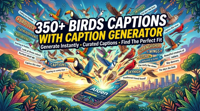 Birds Captions With Caption Generator