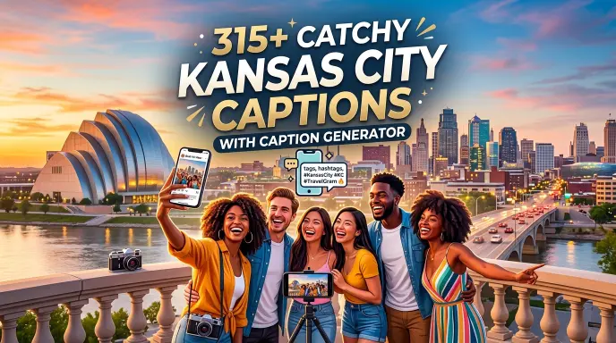 Catchy Kansas City Captions With Caption Generator
