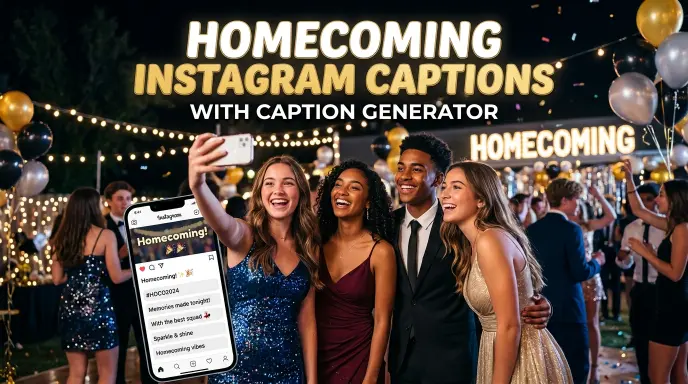 homecoming instagram captions
