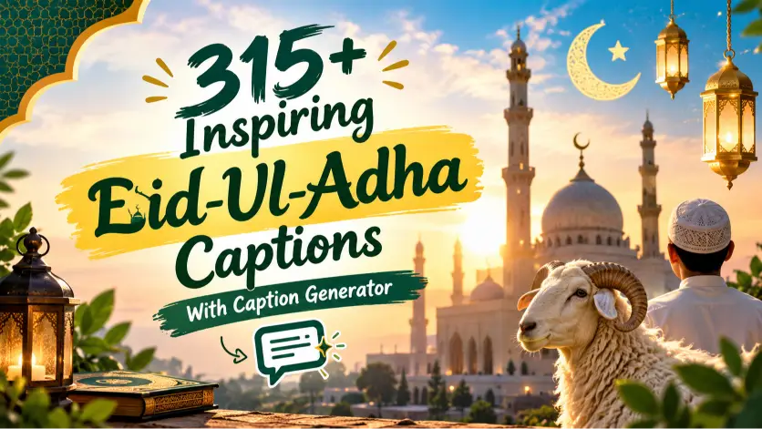 inspiring eid-ul-adha captions with caption generator