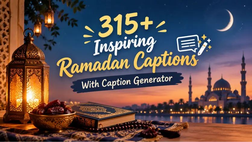 inspiring ramadan captions with caption generator