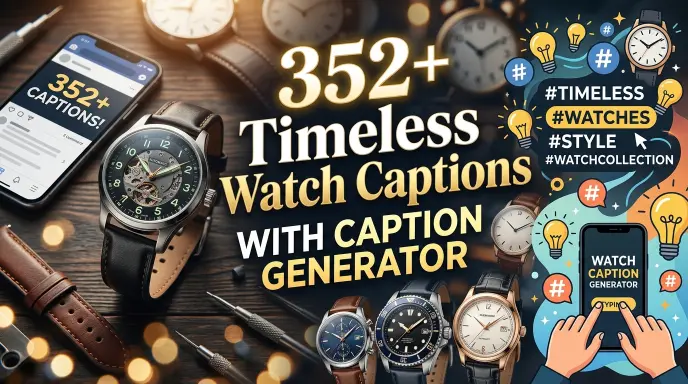 Timeless Watch Captions With Caption Generator