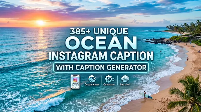Unique Ocean Instagram Caption With Caption Generator